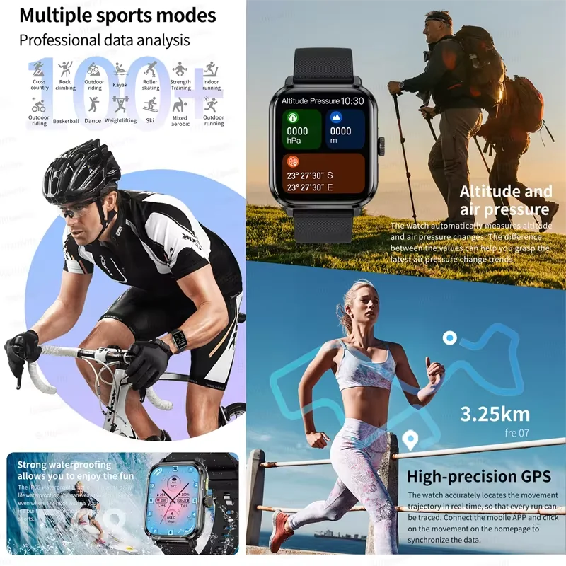 Новые умные часы 2026 года, се – обзор и цена Altimeter Compass Watch