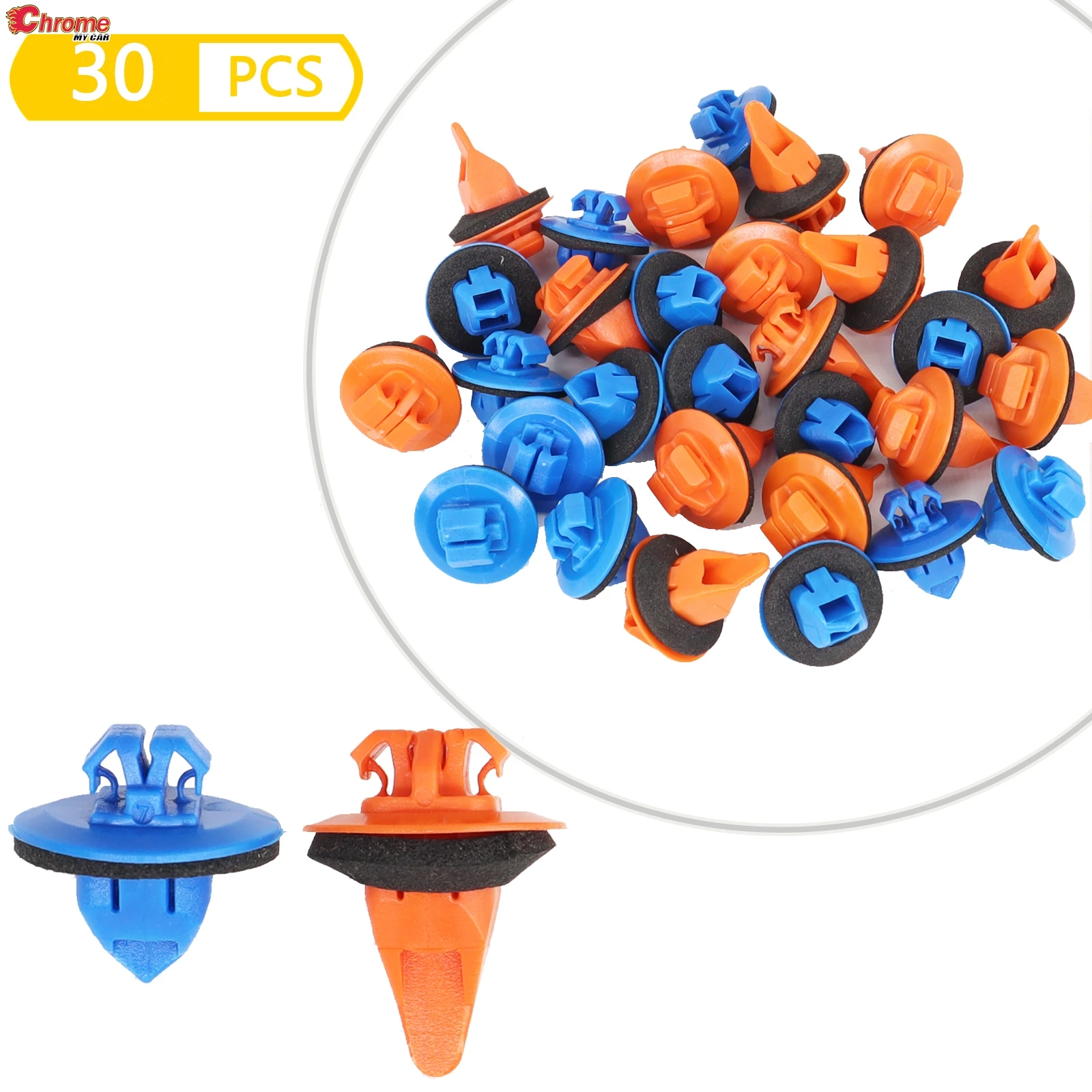 

30Pcs Trim Body Side Molding Retainer Clip Cover Fastener For Toyota Tacoma RAV4 Highlander FJ Cruiser 4Runner Auto Accessories