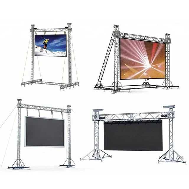 LED Screen Ground Supports Display Truss Structures