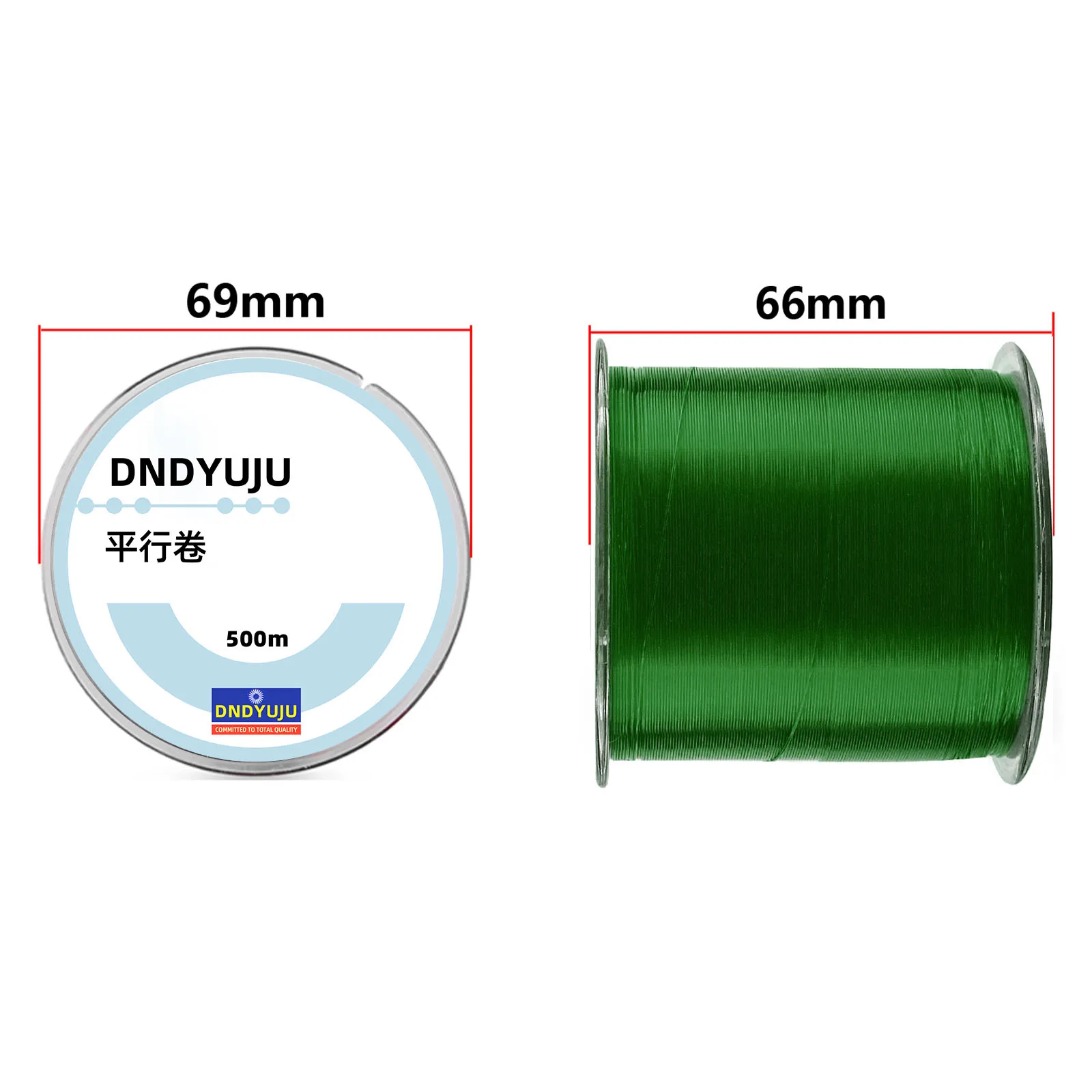 500M Monofilament Nylon Fishing Line 0.1MM-0.47mm 2LB-35LB Material From Japan Fishing Carp Line image 3