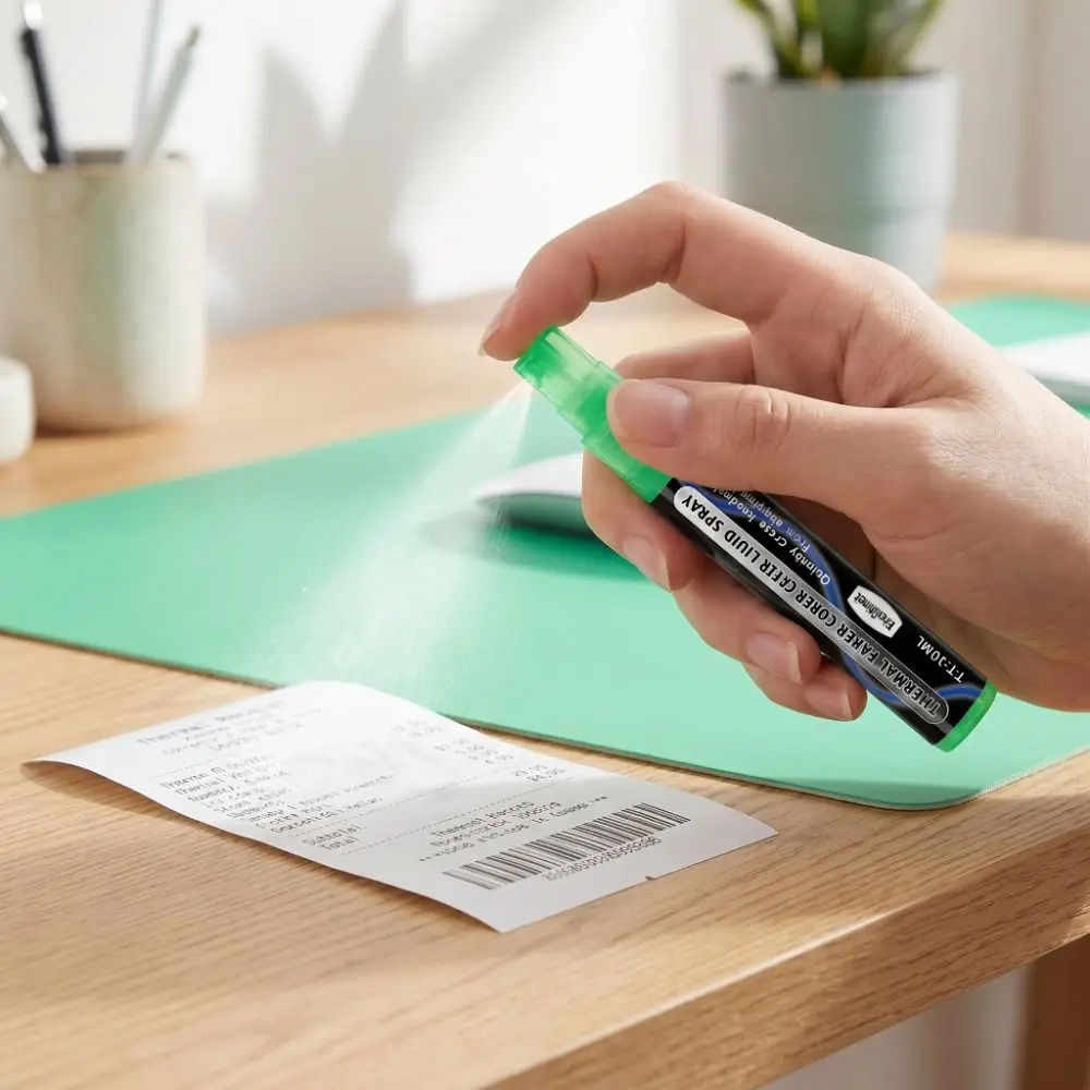 Portable Thermal Paper Erasing Pen 10ml Capacity Remove Address Phone Erasing Liquid Spray Pen Quickly Shipping Labels Bills