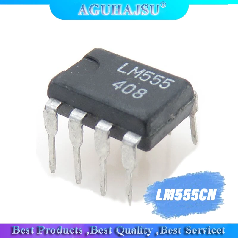 10pcs/lot LM555CN LM555 DIP-8 Programmable Timers and Oscillators New Original