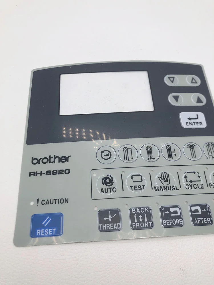 SA6550001 9820 PANEL SHEET S58998000 For Brother 9820 981 Sewing Machine Spare Parts