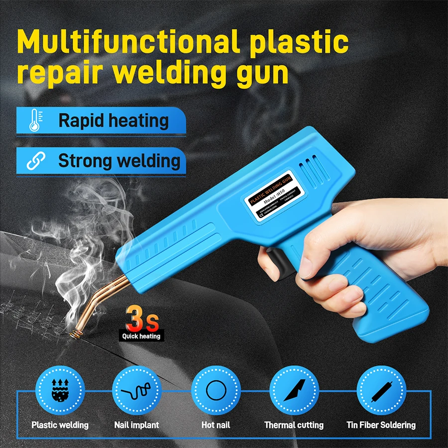 Protable Hot Stapler Plastic Welding Machine Bumper Repair Kit Soldering Iron For Plastic Repair Car Bumper Repair Welding Gun