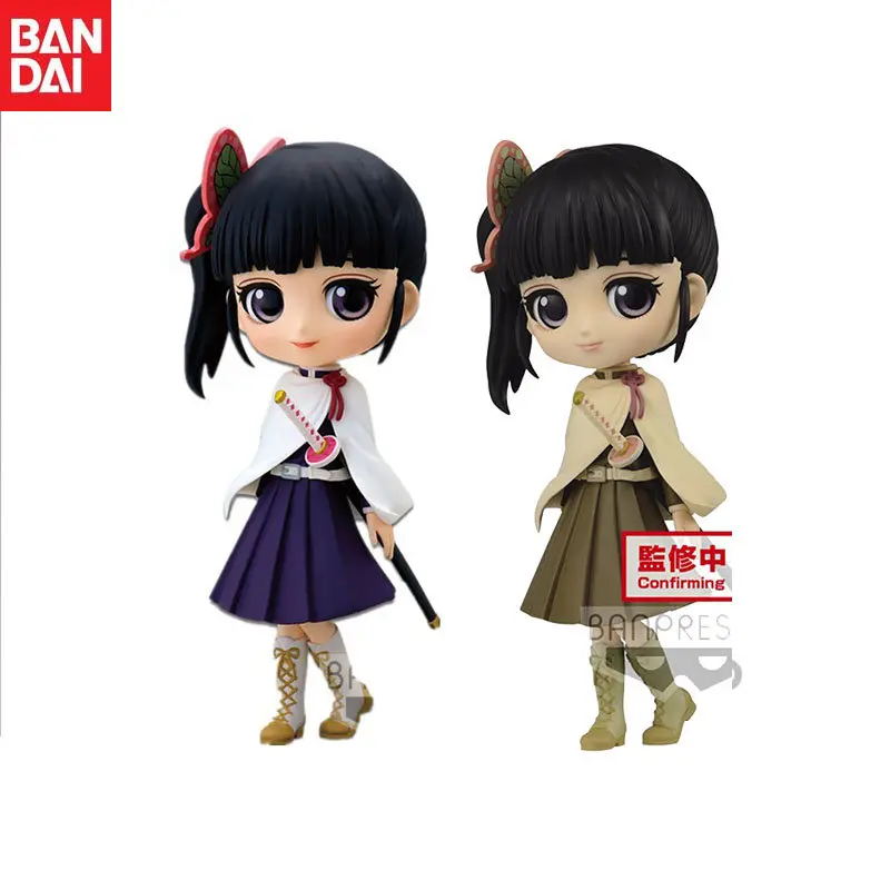 In Stock Bandai Original Q Posket Anime Demon Slayer Tsuyuri Kanao Action Figure Model Children's Gifts