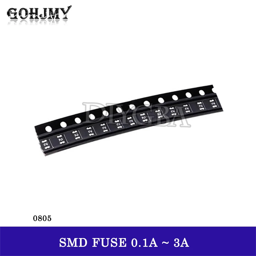 20PCS 0805 1206 1210 1808 1812 0.1A 0.2A 0.3A 0.5A 0.75A 1A 1.1A 2A 3A SMD Resettable Fuse Self-Recovery Fuse PPTC