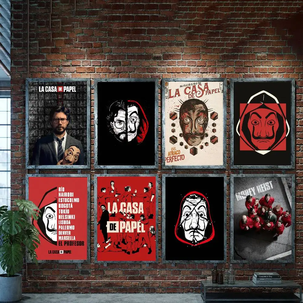 La Casa De Papel Wall Art Canvas Painting Posters And Prints Wall Pictures Kids Room Decor No Frame
