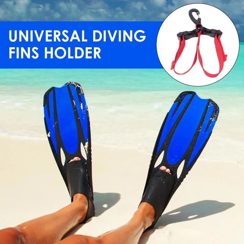 Scuba Diving Fin Straps Quick Release Strap Buckle For Diving Flippers Quick Release Design Diving Flippers Keeper For Most