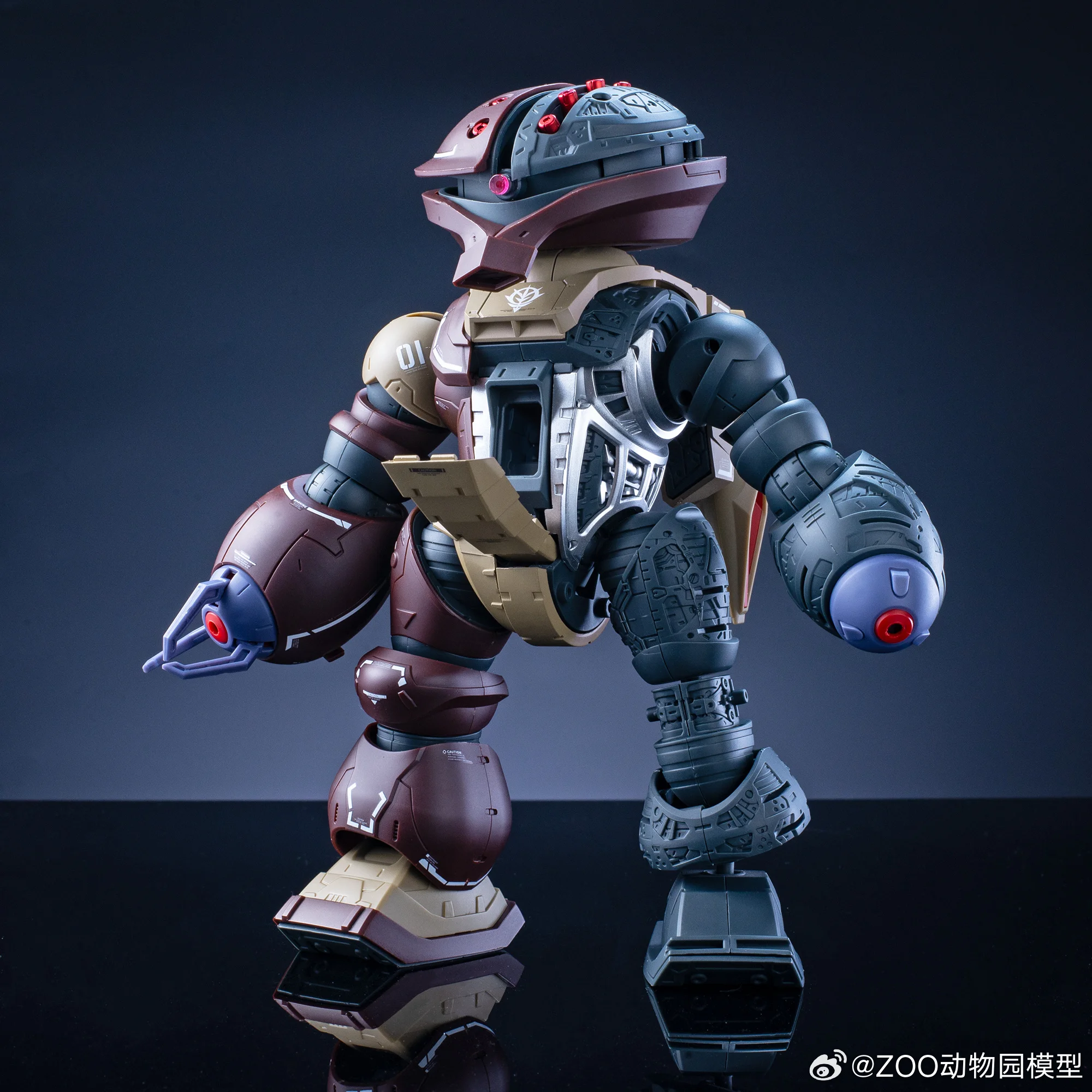 ZOE Model Non-Standard Scale MSM-04 Acguy Thunderbolt Ver. Amphibious Mobile Suit Plastic Model Kit Collectible Anime Hobby Fans