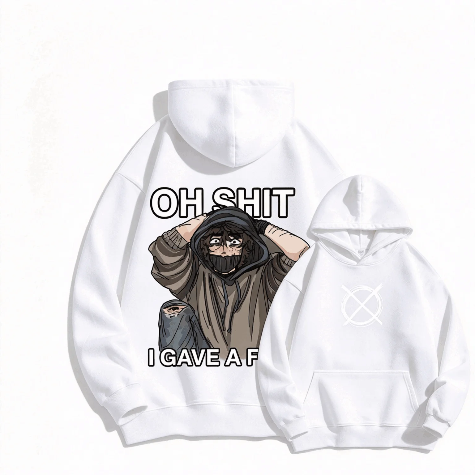 Marble Hornets Casual Loose Oversized Printed Unisex Retro Fashion Vintage Loose sweatshirt Sports Graphic Soft Comfortable tops