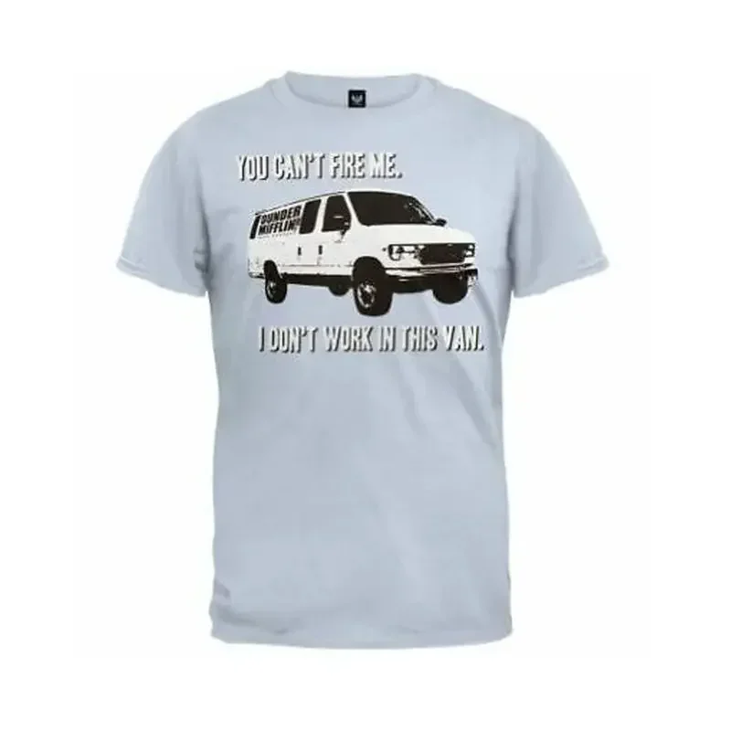 Adult Unisex The Office TV Series Dunder Mifflin Van Lightweight T shirt