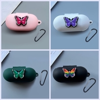 For 1MORE ComfoBuds Pro Case Cute Cartoon Silicone Protect Bluetooth Earphone Cover funny hearphone box fundas