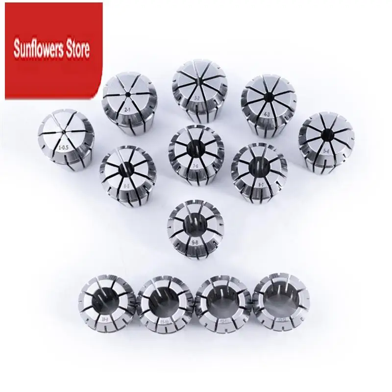 

1Set ER20 Spring Collet Set Silver High Precision For CNC Machining Center Engraving Lathe Tool Holder