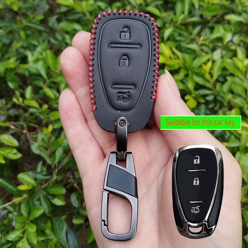 For Chevrolet Cruze Spark Sonic Camaro Volt Bolt Trax Malibu Onix Equinox Orlando Blazer Traverse Car Remote Key Case Cover FOB view 2