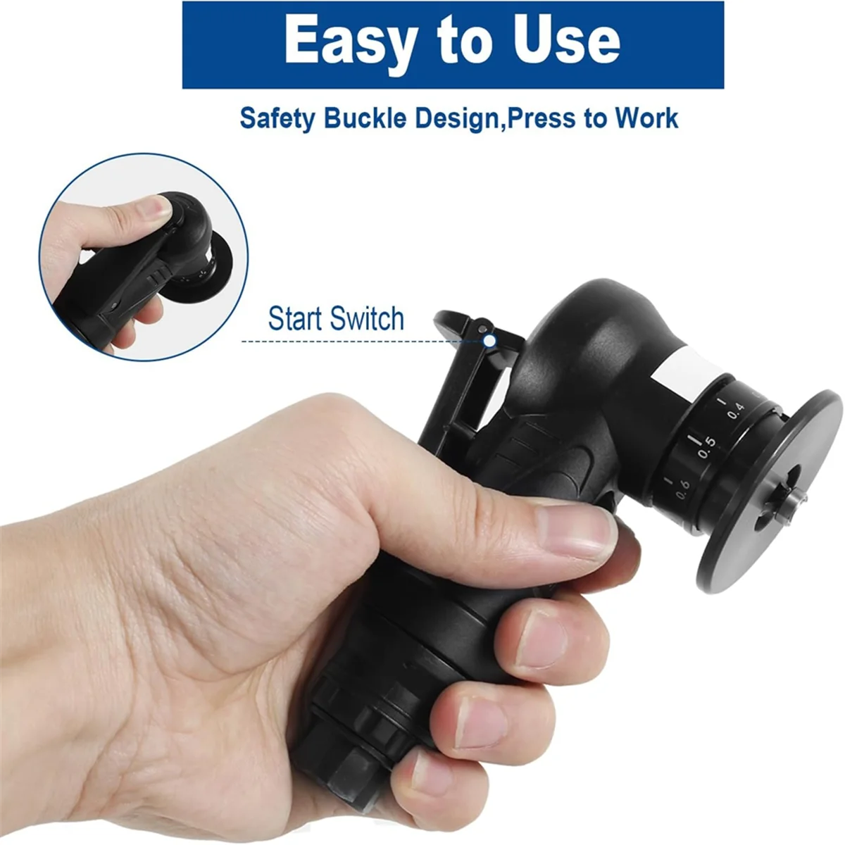 ABCD Pneumatic Chamfering Tool, 45 Degree Metal Deburring Trimming Chamfering Machine,Chamfering Machine Arc Edge Beveler Kit