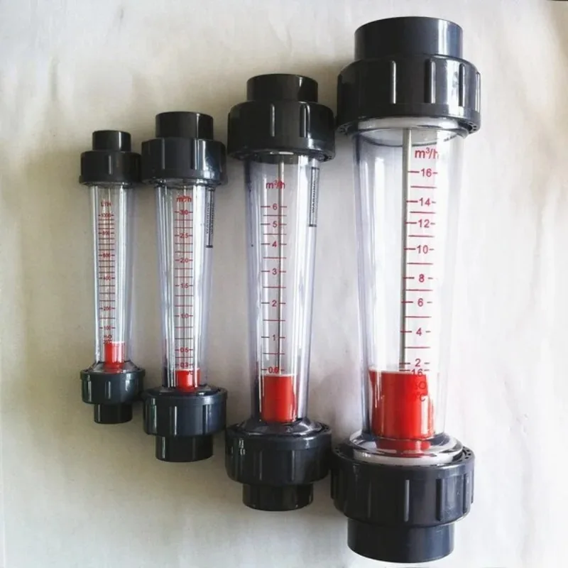 LZS-15/25/32/40/50/65 Plastic Tube Float Rotameter Liquid Water Flow Meter Industrial Rotor Type Flow Measuring Equipment