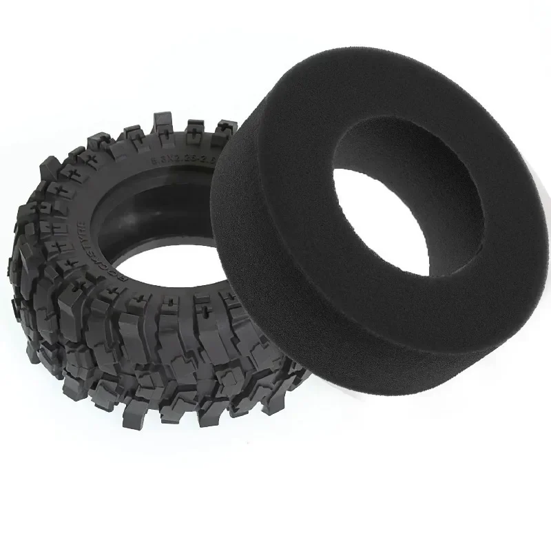 

2.6in Crawler Tires 132x58mm Rubber Tyres Gift Foam for 1/7 1/8 1/10 RC Car Ralaro Ryft Yikong Axial TRXS SCX10 Yeti Capra