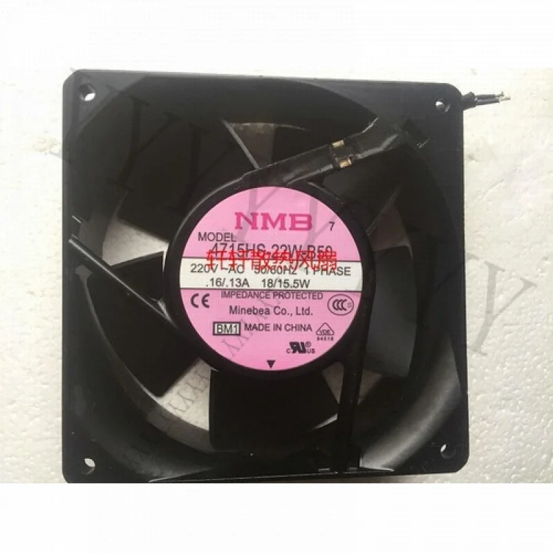 

Y+ FOR NMB 4715HS-22W-B50 220V 12CM 12038 waterproof cooling fan