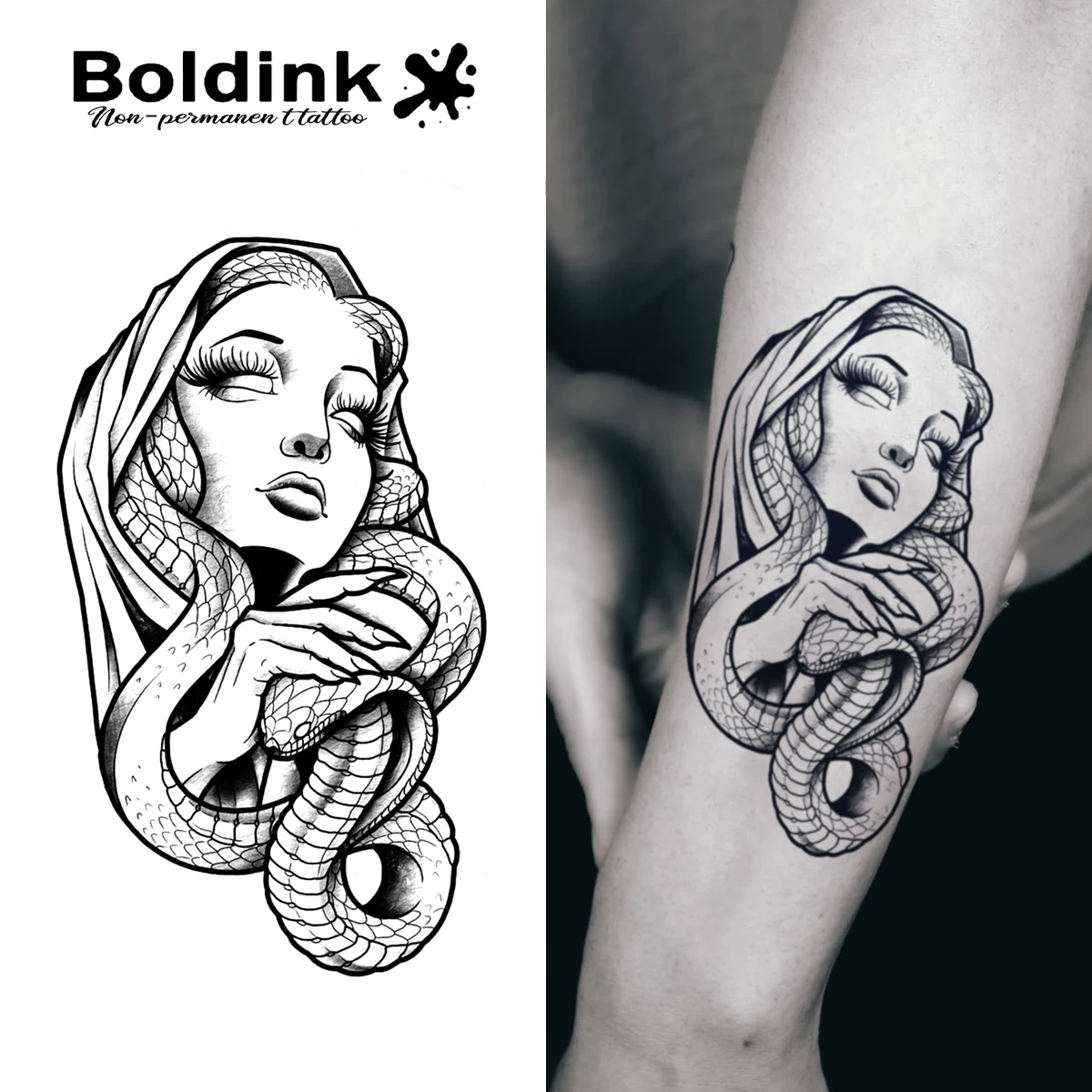 

Тату Медузы Boldink Dark Wind | Водонепроницаемость на 1-2 недели | Простота в использовании и мазок. | Привлекательные артефакты для вечеринок