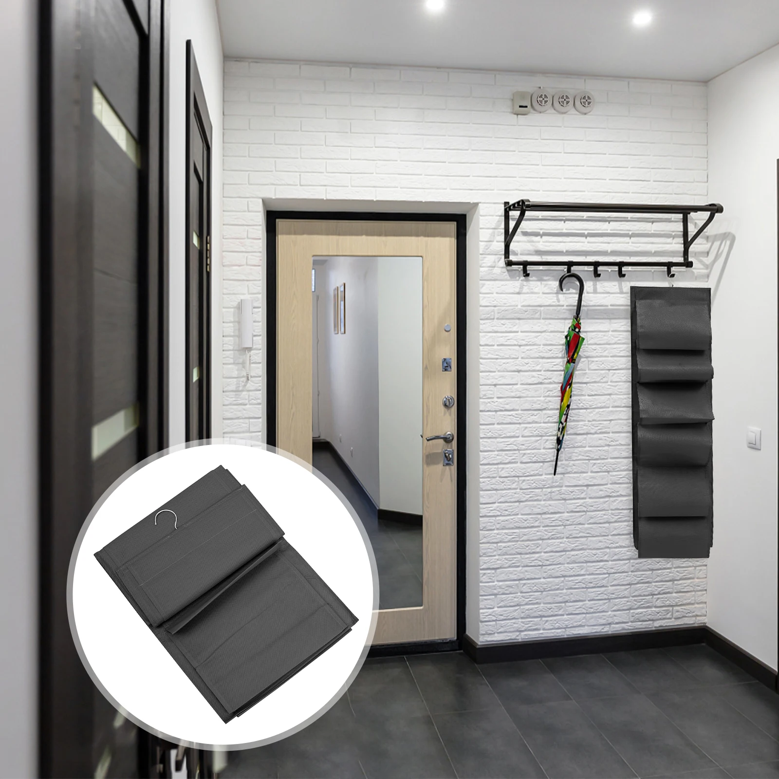

Shoe Storage Hanging Bag Shoes Holder Bags Fold Door Organiser Organizer Non-woven Fabric Travel