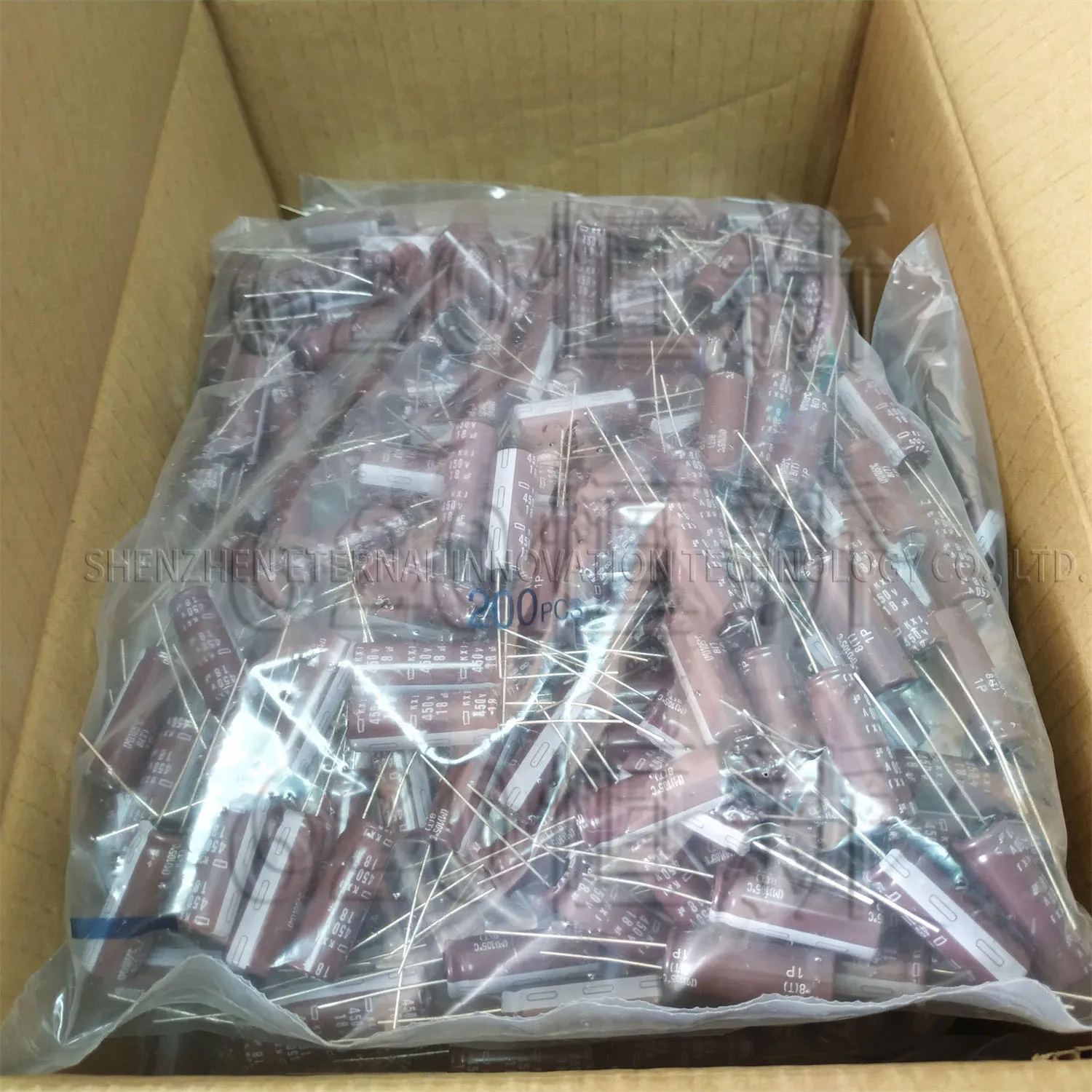 200pcs 450V18UF KXJ 10X30 EKXJ451ELL180MJ30S Original New NIPPON CHEMI-CON Electrolytic Capacitors NCC Long Life Low Impedance