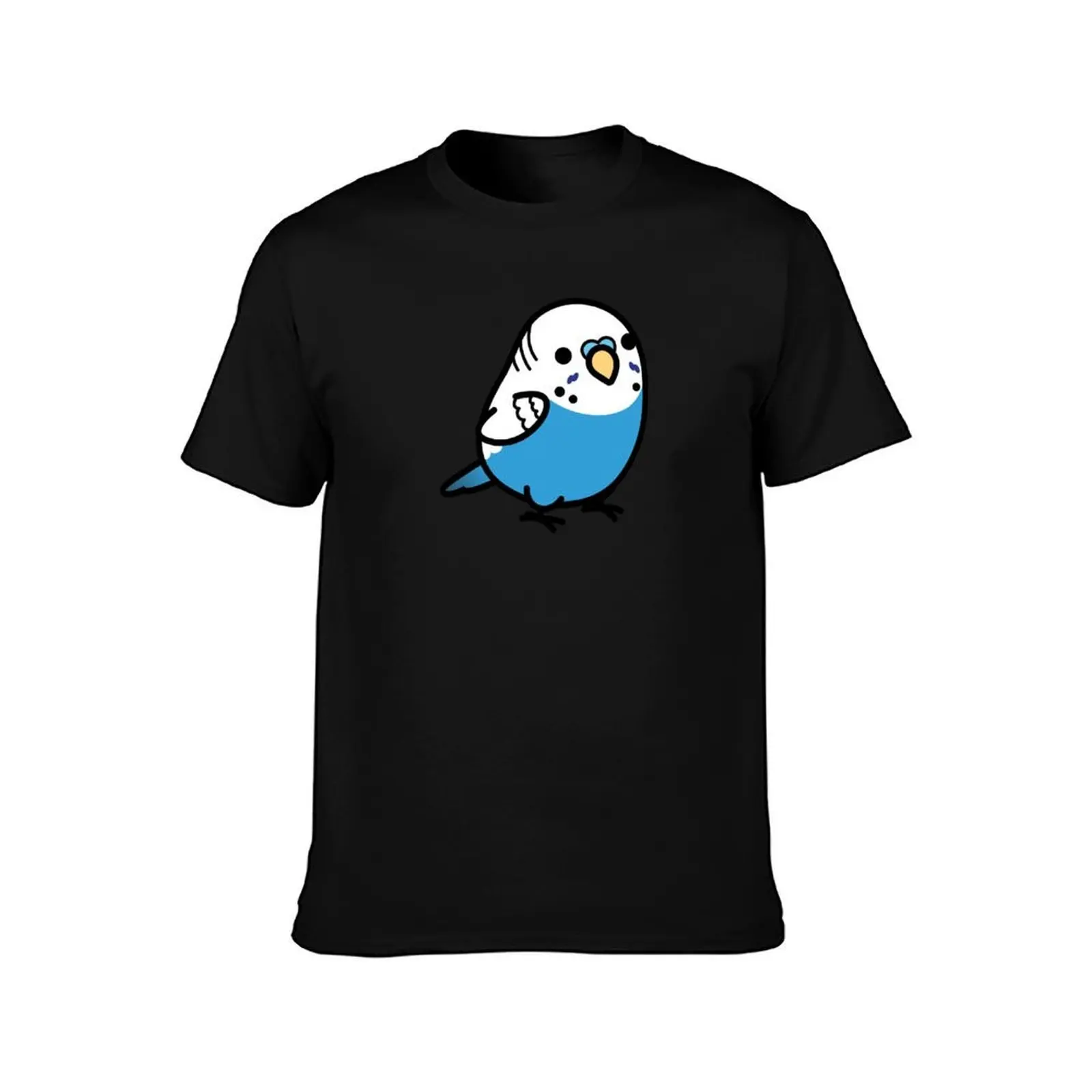 Chubby Blue Budgie - Male T-Shirt man t shirts for men T-Shirt