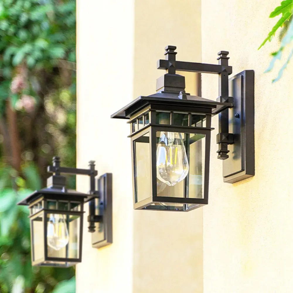 Outdoor Waterproof Wall Lamp For Villa Garden Patio Porch Exterior Lighting Fixture Aluminum Weatherproof Wall Sconce Light