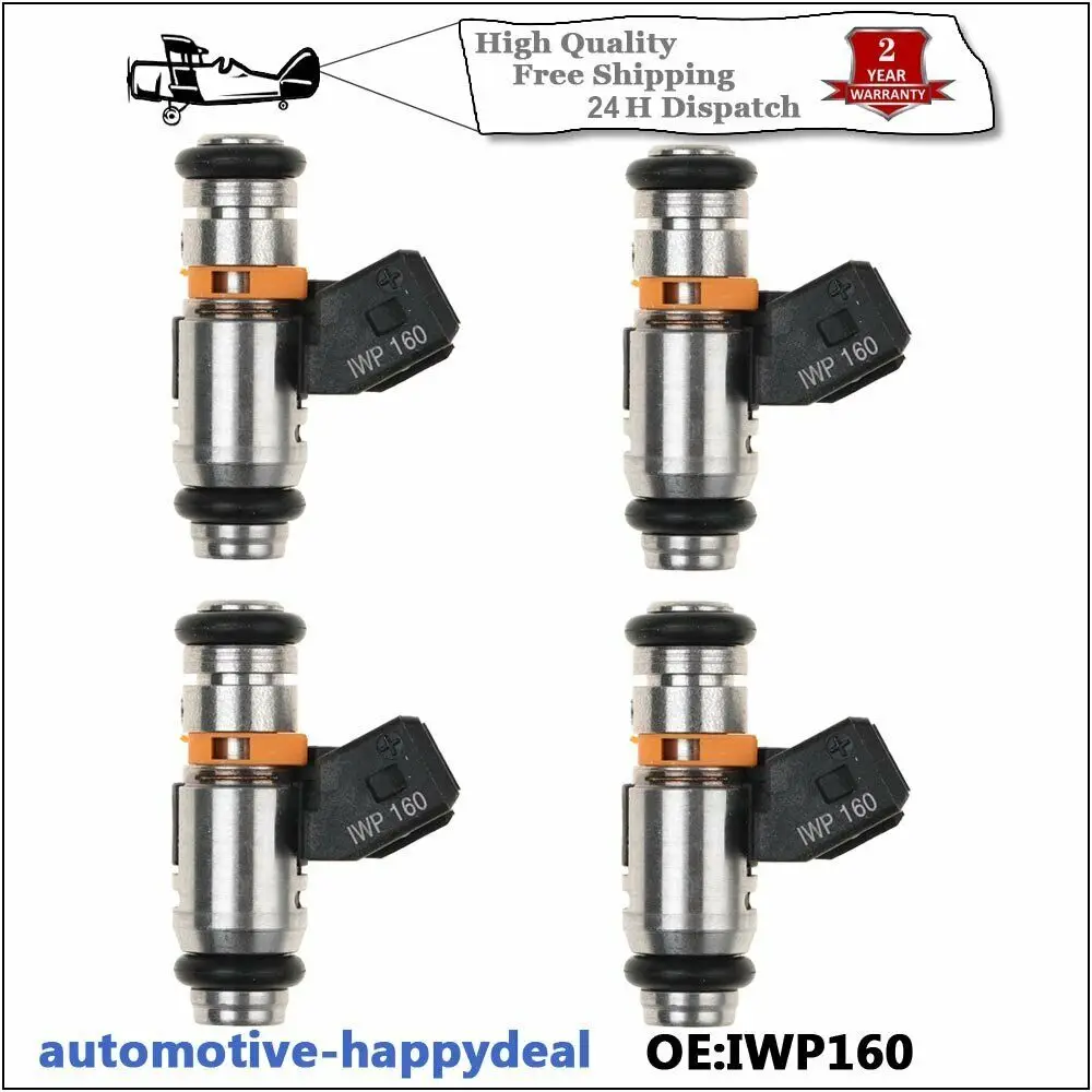 

4X PETROL FUEL INJECTOR IWP160 FOR FIAT PUNTO GRANDE DOBLO IDEA 500 1.2 1.4