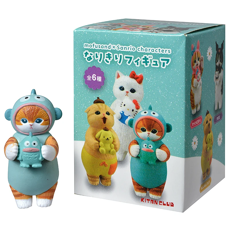 Mofusand Hai Katze Blind Box Obst Tier Niedliche Minifiguren Anime Ornamente Puppen Fans Kinderspielzeug Modell Weihnachten Geburtstagsgeschenke – Detail 3