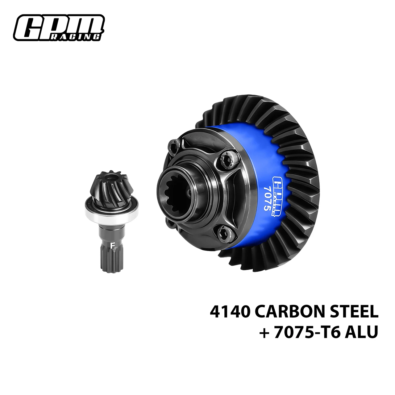 GPM Carbon Steel +7075 Alloy Front/Rear Complete Diffs TRAXXAS 1/5 X-Maxx 1/6 XRT 8S 77086-4