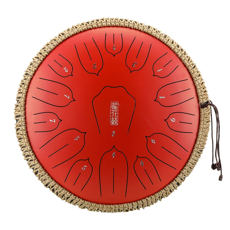 

Hooqu Hot Sales Carbon Steel 13 Tone 12 Inch with Complete Accessories Steel Tongue Drum