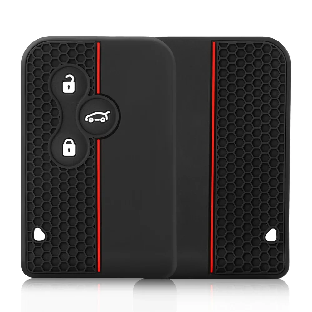 Silicone Car Key Cover Case for Renault Stage 2/enault Scenic 2/Tula Region 2/Meghan 2 FNR-Om Smart Key Holder Case