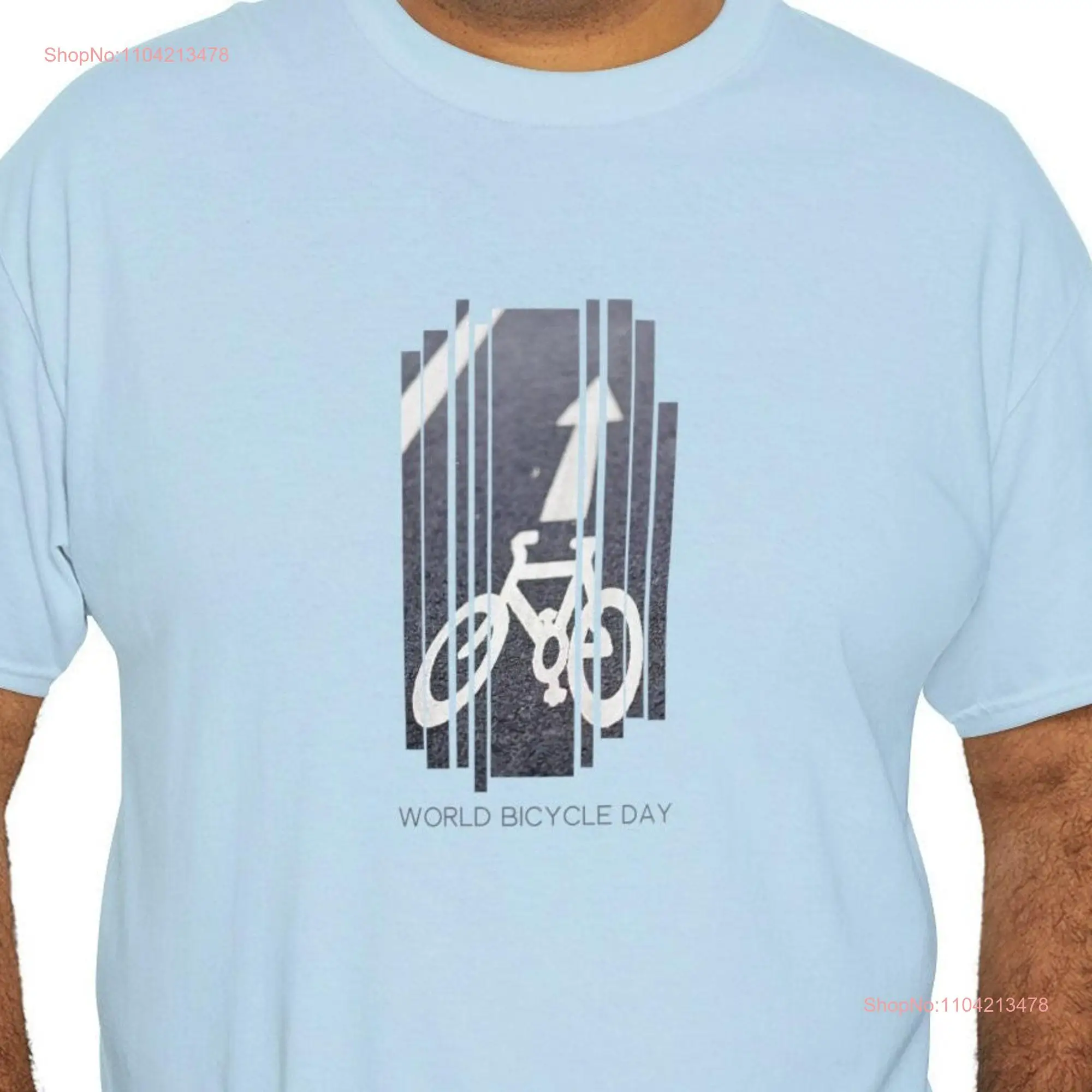 Pedal in Style on World Bicycle Day T Shirt Cycling Adventure Cotton for fitness long or short sleeves