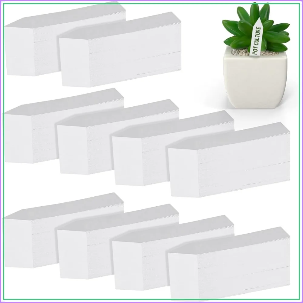

1000 Pcs 4 Inches Plastic Plant Labels for Garden Nursery Stake Tags