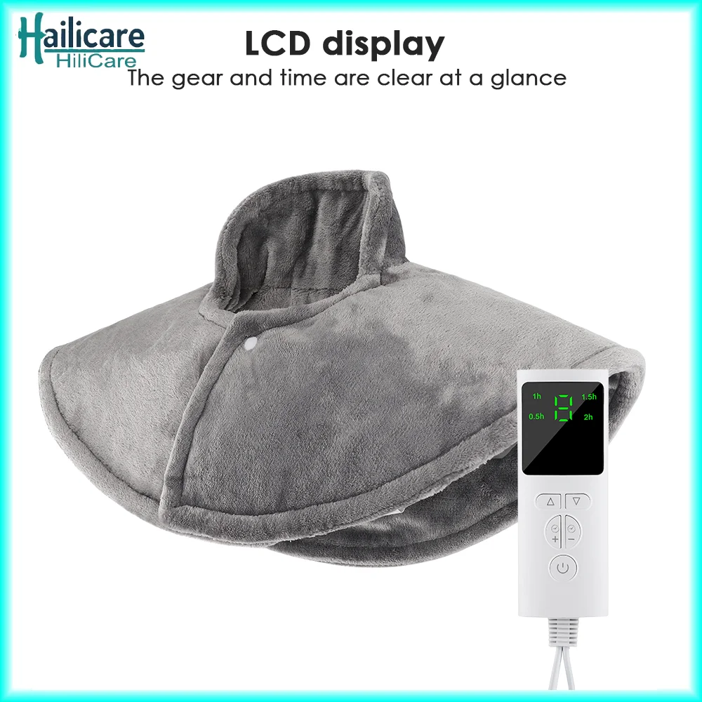

Electric Heating Shoulder Neck Pad Soft Comfortable Thermal Compress Cervical Shawl USB Heated Back Warm Wrap Tool Relief Fatigu