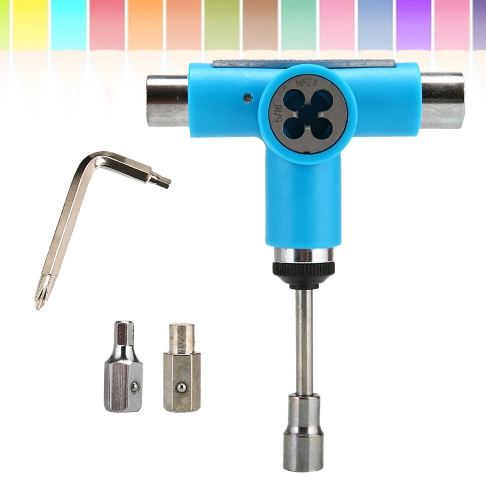 

Heavy Duty Skate Tool T Tool For Repairs Portable Multi-function Skateboard Tool Set Fits Mini Skateboards