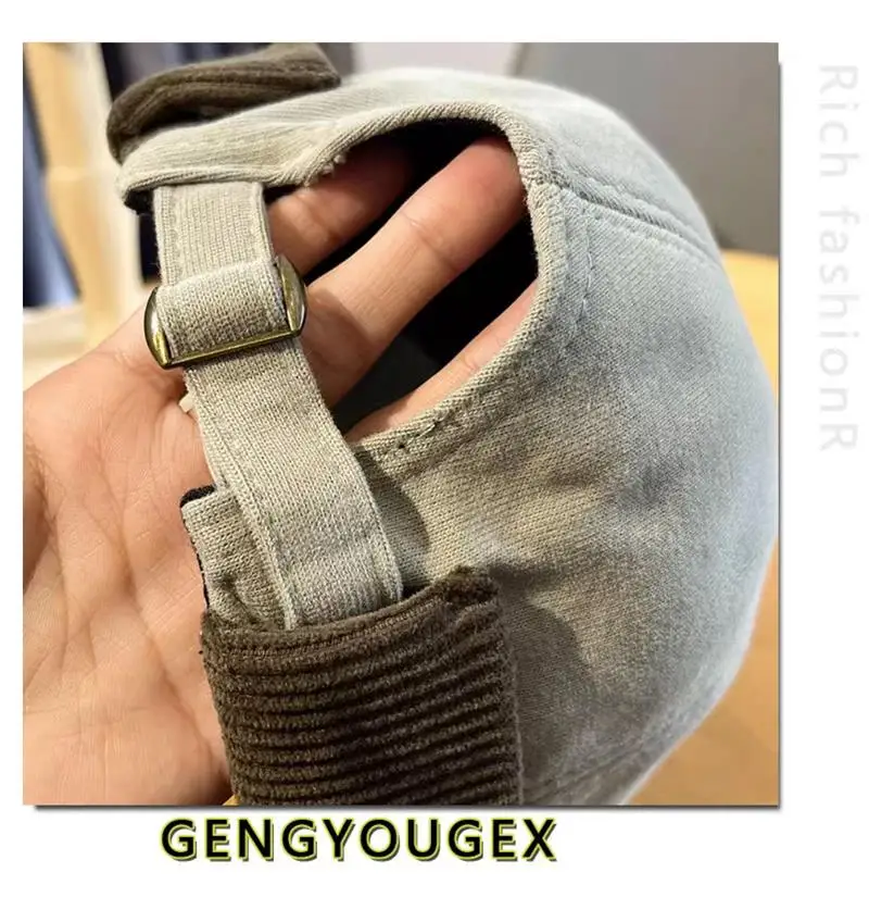 Y2K Vintage Beanie Mütze ohne Visier Docker Brimless Hüte Retro Dome Cord für Männer Frauen Hip Hop Streetwear Winter Herbst Cap – Detail 20