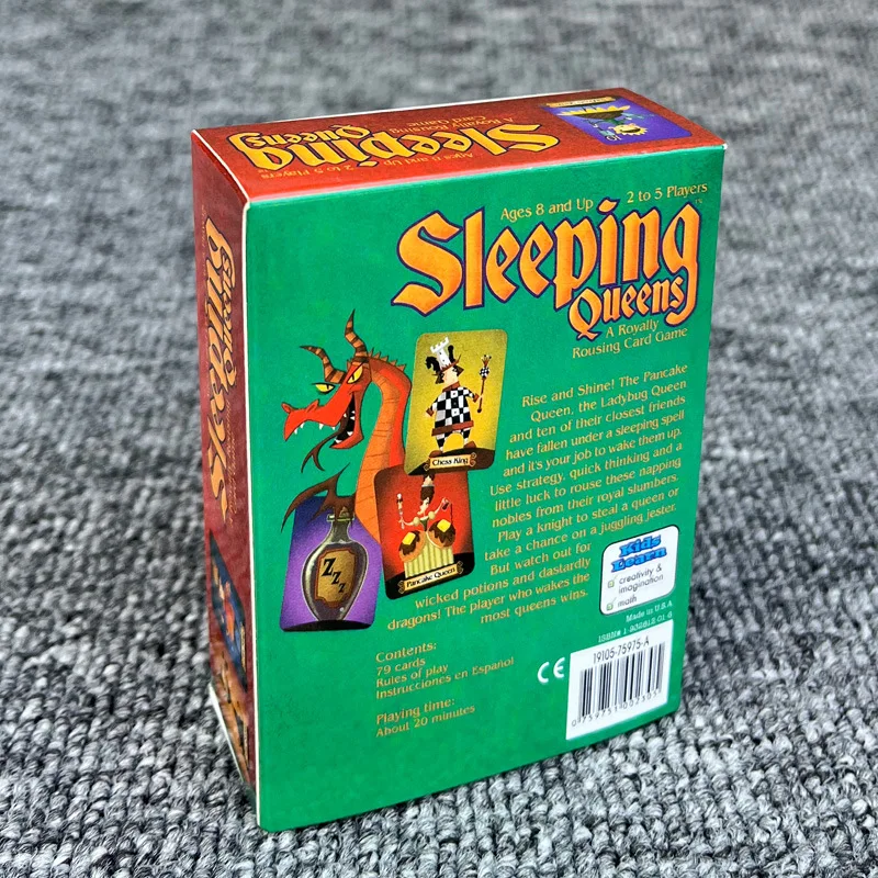 Full English Sleeping Queens Board Game 2-5 Players For Family Gift Wake Queens Up Strategy Game Funny Kids Game Toys