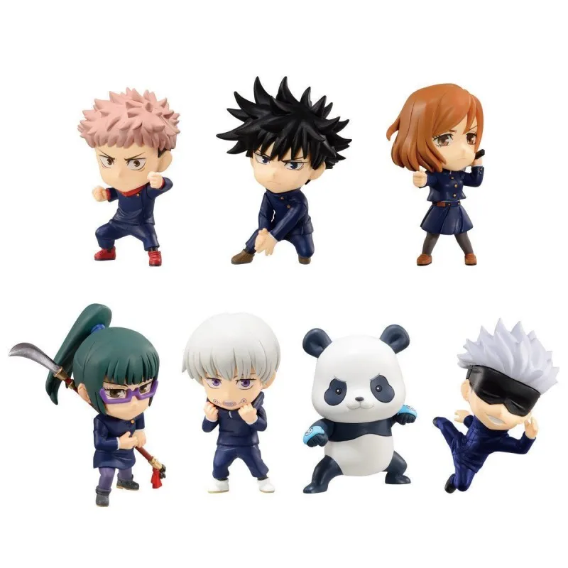 

Bandai Original 7Pcs ADVERGE MOTION 01 Itadori Yūji Action Figure jujutsukaisen Toys For Kids Gift Collectible Model Ornaments