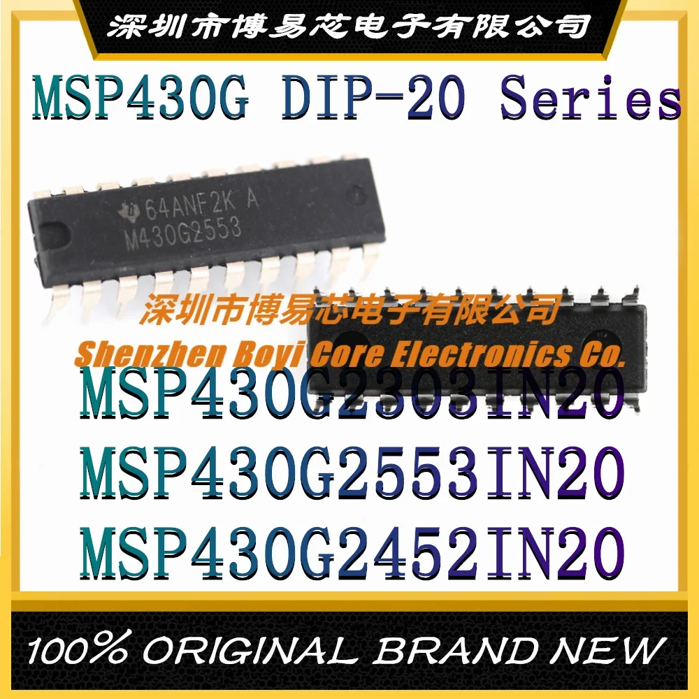 

MSP430G2303IN20 MSP430G2553IN20 MSP430G2452IN20 DIP-20 New Original Genuine