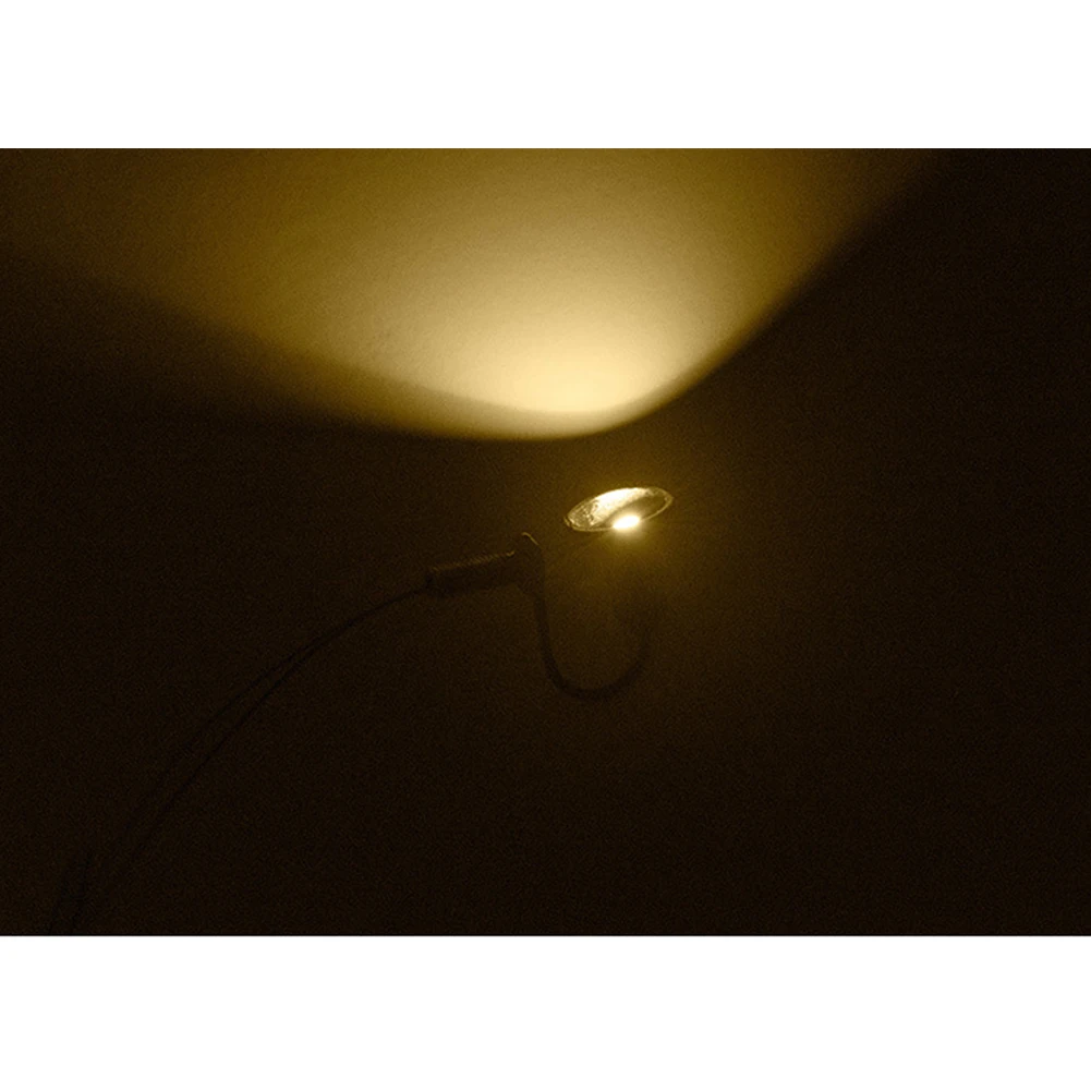 5X Wall Lights Model Railway Model Lamp LED Street Light Warm White HO Scale Suitable For Use At Supply Voltages Of 3V12V