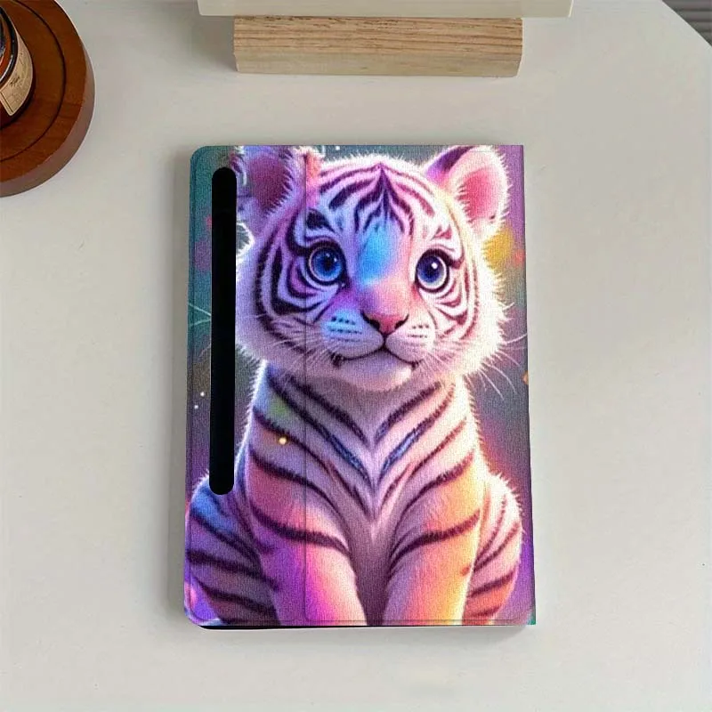 

Cartoon Cute Dog Tiger For Samsung Galaxy Tab S6 S7 S8 S9 S10 FE Plus Lite Soft Flexible Support Tablet Case Gift