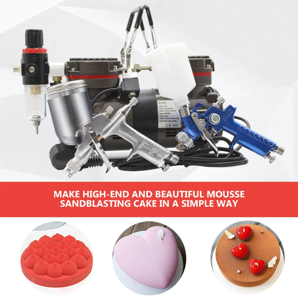 Commercial Cake Blasting Decorating Machine Chocolate Spray Painting Machine Cake Baking Tools