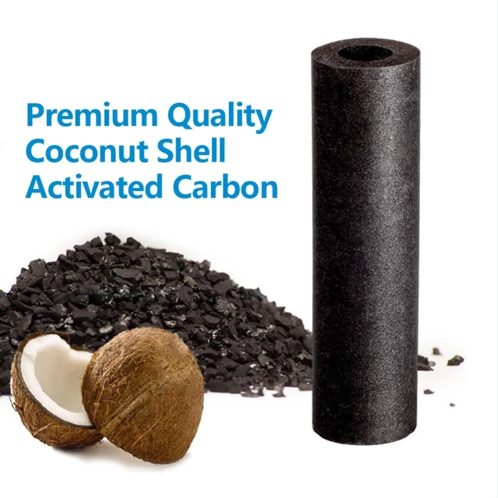 10-inch Universal PP Cotton Activated Carbon Filter Element Set Three-stage Pre-filter Household Water Purifier Filter Element