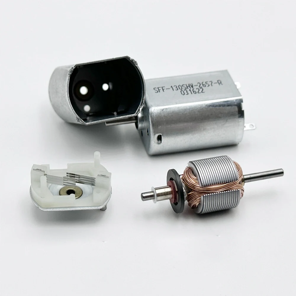 1 Mini 130SA-2285/38 Động Cơ DC 3V 3.7V 5V 6V 20000RPM Tốc Độ Cao mô Men Xoắn Lớn Bàn Chải Carbon Bốn Bánh Xe Ô Tô Đồ Chơi Mô Hình