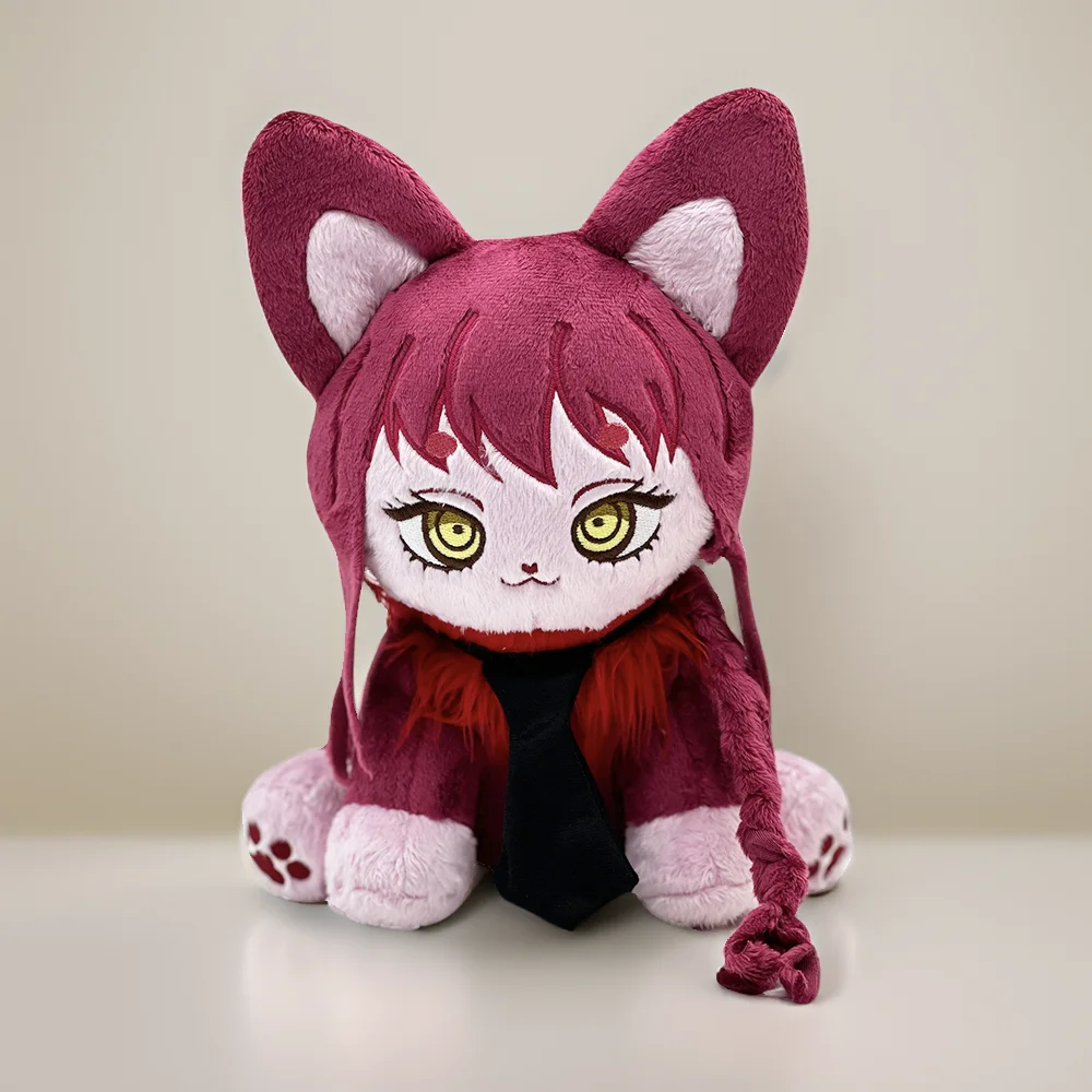 Makima MeowChainsaw Man plush Interesting cartoon and anime related characters healing companion doll halloween gift