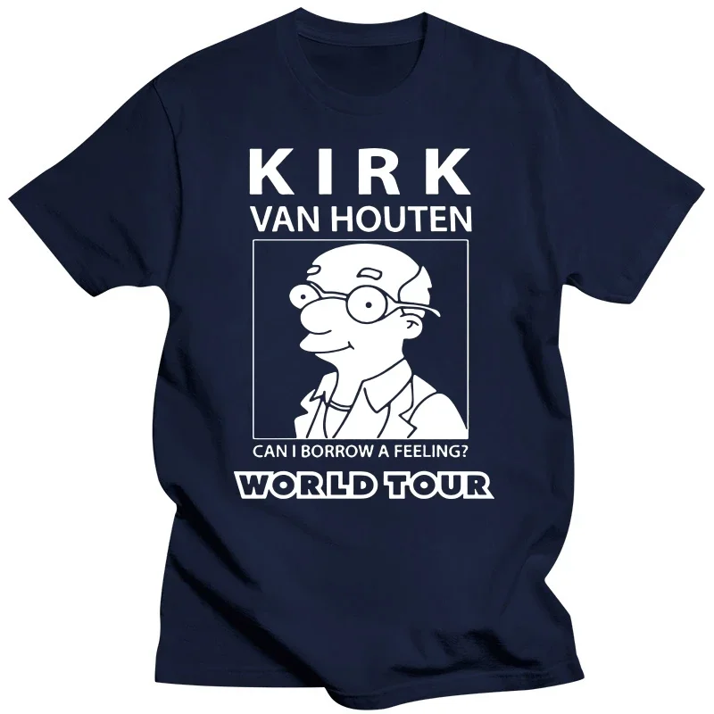 T Shirt Kirk Van Houten Can I Borrow a Feeling World Tour oversized t shirt  graphic t shirts  men clothing  harajuku