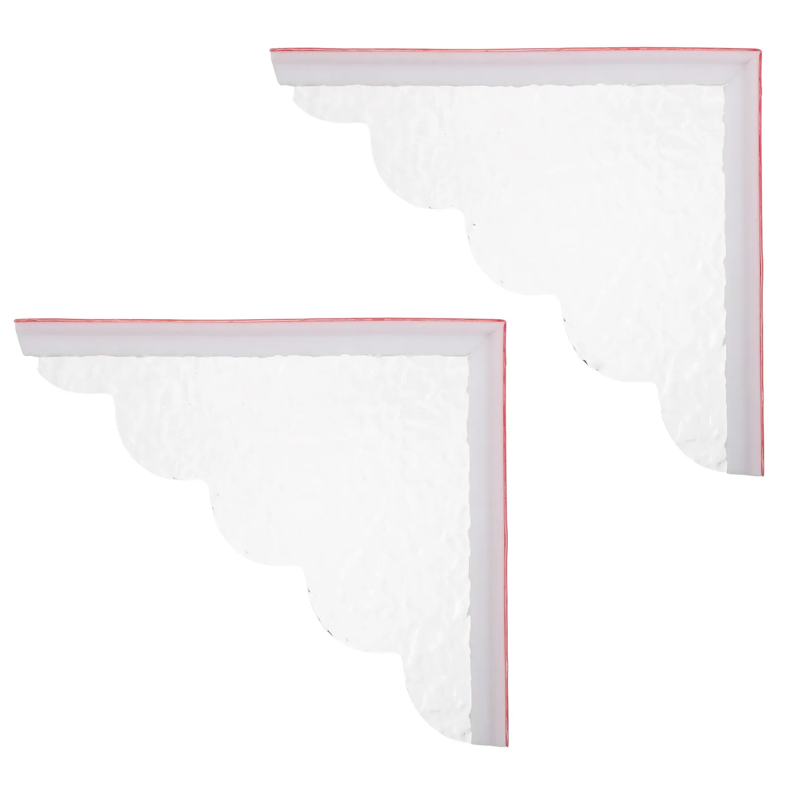 

Комплект из 2-х прозрачных акриловых защитных бортиков для ванной от брызг воды, угловой водозащитный барьер для душа и ванны