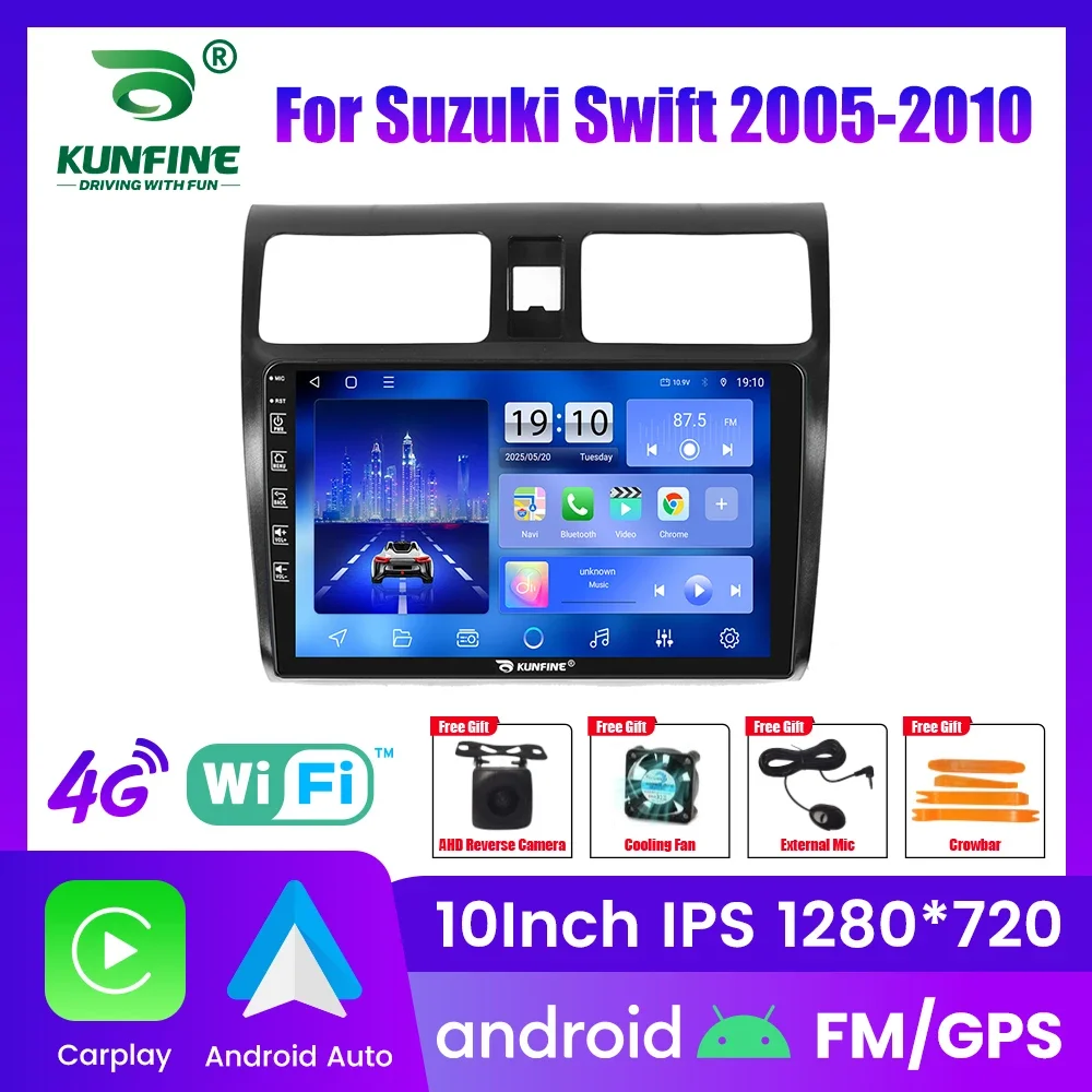 

Автомагнитола Android для Suzuki Swift 2005-2010, 2DIN, 8-ядерный процессор, GPS-навигация, IPS-экран, поддержка CarPlay и Android Auto