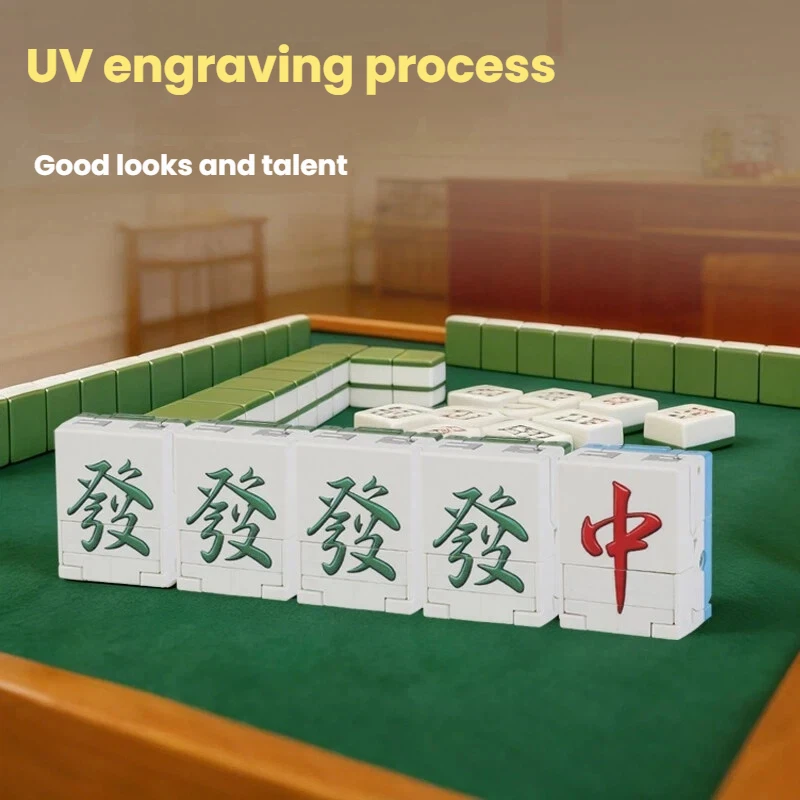 Brinquedo Robô Mahjong Transformável, Modelo Dragão Vermelho Feng Shui, Pingente de Simulação Infantil, Estátua Mecha Criativa